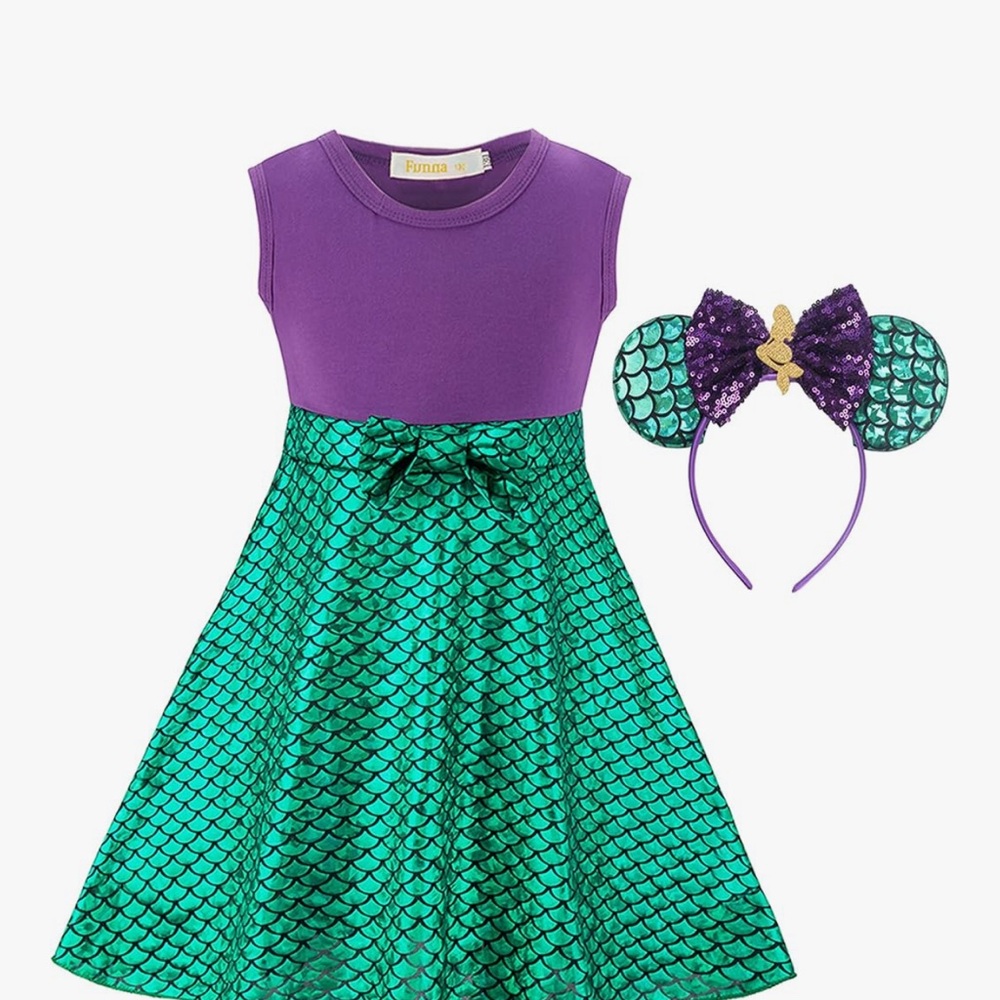 🧜‍♀️FUNNA adult women’s small Purple and Green Mermaid  Costume 🧜‍♀️ NWT